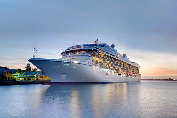 Oceania Cruise Ship - Marina in Port